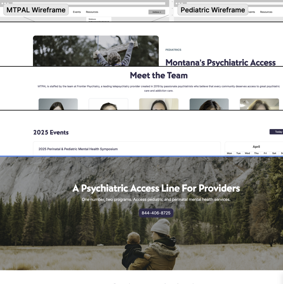 Screenshot of Montana PALs site - www.mtpal.org